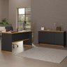 Conjunto Escritório Office Mesa e Buffet Berlin Vianossa - 4