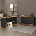 Ver imagem 4 de Conjunto Escritório Office Mesa e Buffet Berlin Vianossa