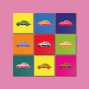 Ver imagem 1 de Fuscas Pop Art- Módulo Decorativo com 9 Peças