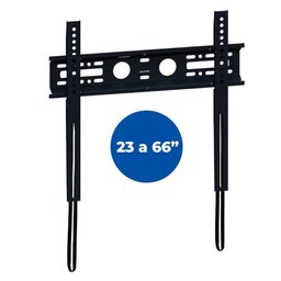 Suporte Fixo para Tvs 23" a 66" com Trava de Segurança Ultra Slim Aquário - 2