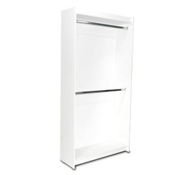 Estante Expositor Roupas  Multiuso Branco 185X92X32Cm - Deep - 1