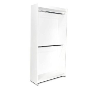 Estante Expositor Roupas  Multiuso Branco 185X92X32Cm - Deep
