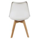 Ver imagem 6 de Kit 2 Cadeiras Charles Eames Leda Luisa Saarinen Design Wood Estofada Base Madeira - Branco