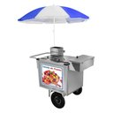 Ver imagem 1 de Carrinho de Salada de Frutas Inox com Guarda Sol Cefaz