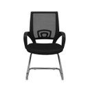 Ver imagem 2 de Cadeira de Escritório Interlocutor Fixa Tela Mesh Santiago
