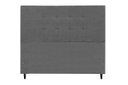 Ver imagem 2 de Cabeceira Casal Jbe Moveis Barcelona 144cm Cinza Para Cama Box 138cm Decoração Quarto