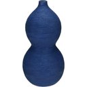 Ver imagem 1 de Vaso Decorativo Enfeite Casa Aparador Esferas Home&co Cerâmica 28x14x14cm Azul