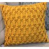 Almofada Colmeia 45x45 Amarelo Ouro - 2
