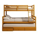 Ver imagem 6 de Cama Treliche Casal Solteiro Madeira Maciça 3 Gavetas:Mel