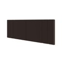Ver imagem 3 de Cabeceira Para Cama Casal Tulipa 1,60 Estofada Suede Marrom - Rede Móveis