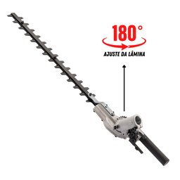 Aparador de Cerca Viva Totalmente Articulado Kawashima Lâmina 46cm Para Eixo 7x7 Haste 25mm - 1