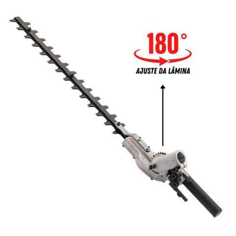 Aparador de Cerca Viva Totalmente Articulado Kawashima Lâmina 46cm Para Eixo 7x7 Haste 25mm