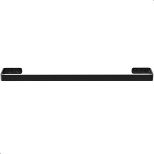 Suporte Pendurador Porta Toalha de Banho Banheiro Preto Zmt