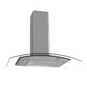 Ver imagem 1 de Coifa de Parede Clean Vidro Curvo 80cm 140w Fogatti Kromanox 220v