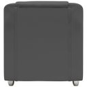 Ver imagem 6 de Kit Namoradeira + 4 Poltronas Decorativas para Sala Mila Suede Cores Pé de Plastico Cromado