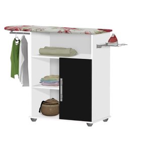 Tabua de passar roupa Junior Bra / Pre c/ cabideiro 01 porta PASSE BEM