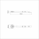 Ver imagem 5 de Bomba de Chimarrão Tramontina Ilex em Aço Inox 23 Cm sem Rosca Tramontina