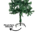 Ver imagem 6 de Árvore de Natal Pinheiro Verde Prime Tradicional 300 Galhos 1,50m Pés de Ferro - Bela Flor