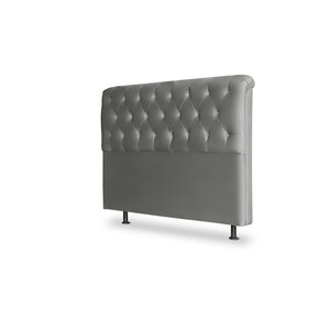 CABECEIRA 140 EMILIA COR SUEDE CINZA TOPÁZIO DECOR
