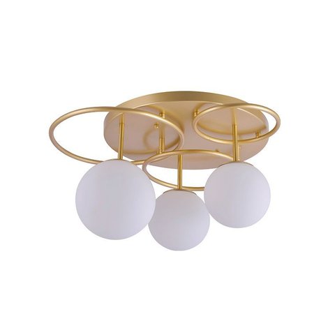 Plafon Eraz 3xe27 Dourado-nordecor