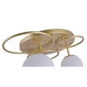 Ver imagem 3 de Plafon Eraz 3xe27 Dourado-nordecor