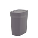 Ver imagem 6 de Lixeira Tramontina Compact em Polipropileno Cinza com Tampa Basculante 8,5 L Tramontina