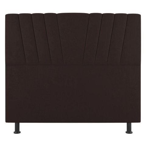 Cabeceira Cama Box Casal Dublin 140cm Linho Marrom - Abmaza
