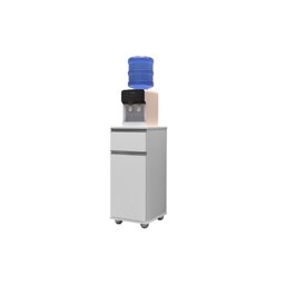 Suporte Balcão Para Cozinha Bebedouro Alaska Gaveta + Porta:BRANCO - 1