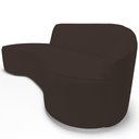 Ver imagem 5 de Sofá 3 Lugares Curvo Sala de Estar Living Firenze Direito D02 Corano Marrom 230 cm C-34 - Lyam