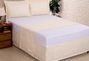 Ver imagem 1 de Saia para Cama Box Colchobox Jacquard Solteiro Palha
