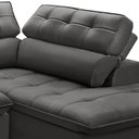 Ver imagem 6 de Sofá 3 Lugares Retrátil Reclinável Chaise Direito 243cm Solin F04 Veludo Grafite - Lyam Decor