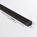 Ver imagem 2 de Acabamento Moldura para Forro de PVC Belplast - Caixa com 12 Metros - Barras de 3m Preto