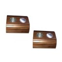 Ver imagem 1 de Kit 02un Esteira Braço De Sofá Porta Copo Alumínio Madeira M A Sorprezo