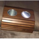 Ver imagem 3 de Kit 02un Esteira Braço De Sofá Porta Copo Alumínio Madeira M A Sorprezo