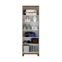 Ver imagem 4 de Armario Multiuso 2 Portas Cinamomo/Off white Asteca Valde Moveis