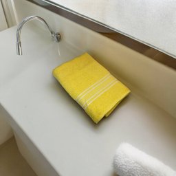 Toalha de Banho Linea Felpuda Macia 62x120 Camesa - Amarelo - 4