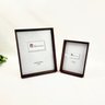 Porta Retrato para Foto 13x18cm 20x25cm Mdf Marrom Kit 2pc - 2