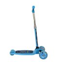 Ver imagem 1 de Patinete Infantil 3 Rodas com Led Dobrável e Altura Ajustável – para Crianças de 2 a 8 Anos - Azul