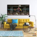 Ver imagem 6 de Quadro Decorativo Lebron James Enterrando Nba 130x60 Moldura Preta 2x2