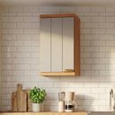 Ver imagem 1 de Armário Aéreo para Cozinha 1 Porta Elena Cinamomo/Offwhite