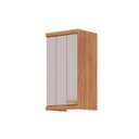 Ver imagem 2 de Armário Aéreo para Cozinha 1 Porta Elena Bege/Cinamomo/Offwhite