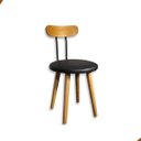 Ver imagem 2 de Kit 2 Cadeira de Jantar Pé Palito Madeira Eucalipto Estofada Encosto Resistente Custo Beneficio