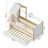 Bicama Infantil Casinha com Led e Janela New Garden Casatema MadeiraOriginals - 4