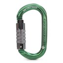 Ver imagem 2 de Mosquetão Usclimb Alumínio Oval Keylock Trava Tripla 22kn Ce Uiaa Nbr Verde
