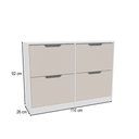 Ver imagem 4 de Sapateira Madri 4 Portas Creme/branco - Politorno