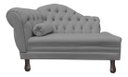 Ver imagem 2 de Recamier Divã Sofá 120cm Recepção Sala Larissa Suede:cinza/liso