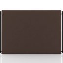 Ver imagem 2 de Cabeceira Cama Box Queen 160cm Estofada Goya P05 Veludo Marrom - Lyam Decor