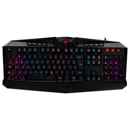 Teclado Gamer RGB Redragon Harpe K503 Abnt2 Multimídia USB - 1
