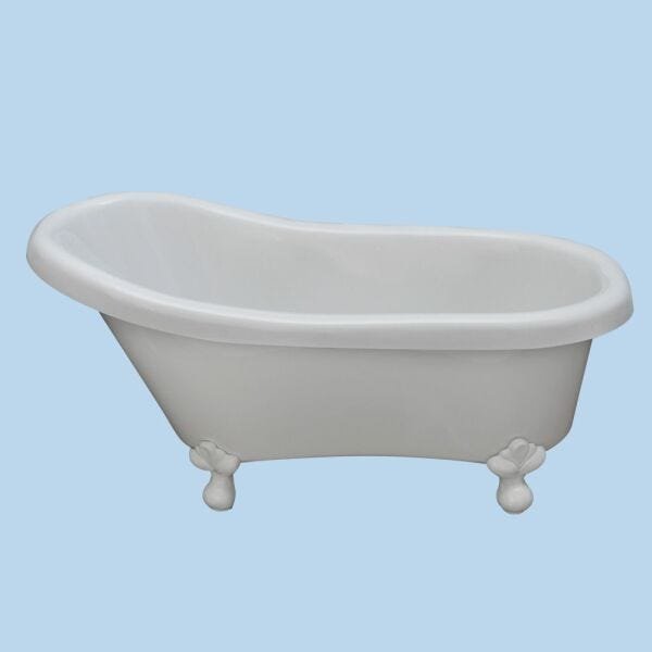 Banheira Infantil Hidromundi Modelo Baby 0,74 X 0,40 X 0,36mts - Acrílico - Cor: Branca - 1