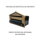 Ver imagem 5 de Caixa de Correio Cartas para Grade Detrás Ouro 15x23x11cm